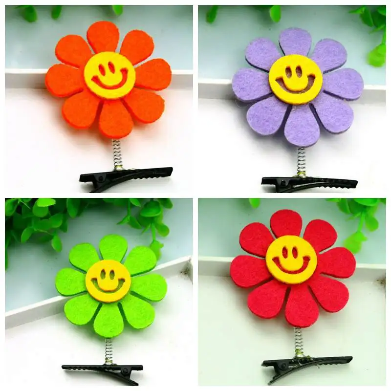 2018 Милая модная распродажа аксессуары для волос с подсолнухом игрушечная