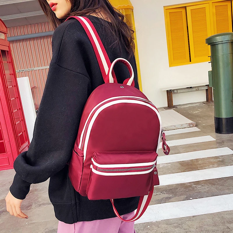Женский рюкзак школьные сумки для девочек-подростков нейлоновый дизайн на