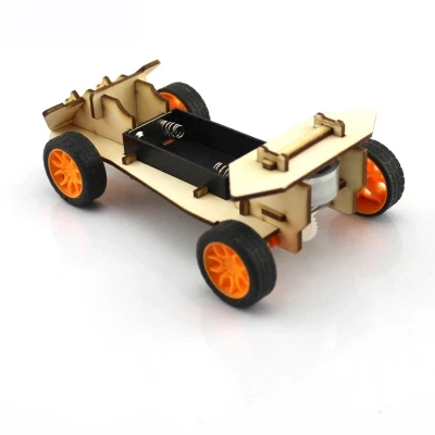 JMT DIY Мини Деревянный электронный мощный автомобиль модель автомобиля набор 4WD