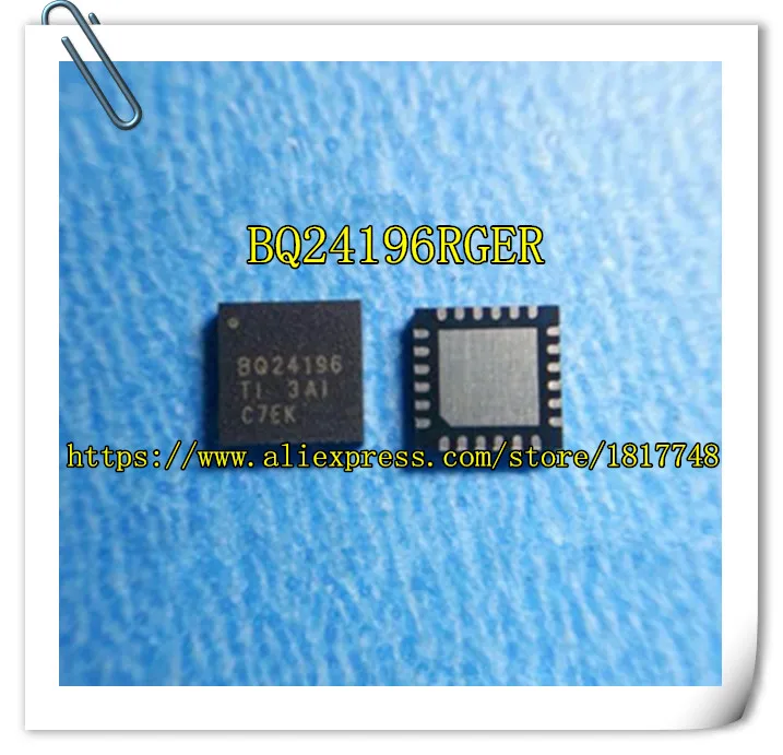 

10pcs/lot BQ24196RGER BQ24196 BQ24196B 24196B VQFN-24