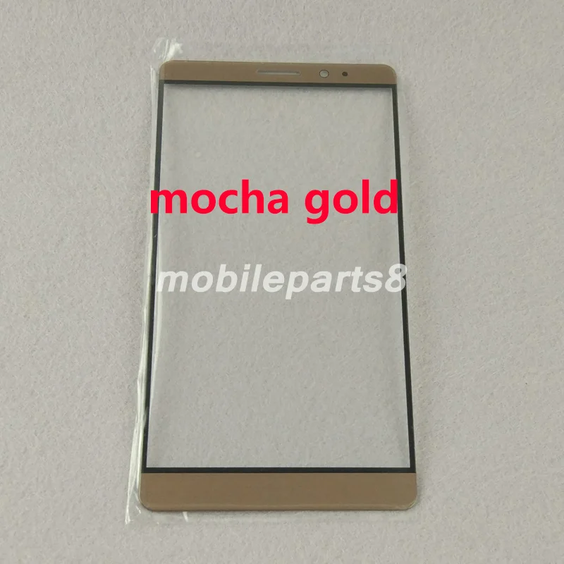 10 шт. бесплатная доставка сенсорный экран стекло для huawei mate 8 7 передний внешнее