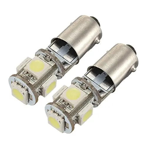 10x ампулы 5 светодиодный 5050 SMD BA9S H6W T4W VEILLEUSE BLANC Анти без ERREUR лампа ODB|ba9s 5|lamp lamplamp ba9s |