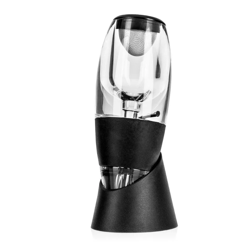 Wine Aerator Quick Decanting Red Wine Pourer Decanter Set with Filter Stand Dispenser Whiskey Aerator Bar Accessories