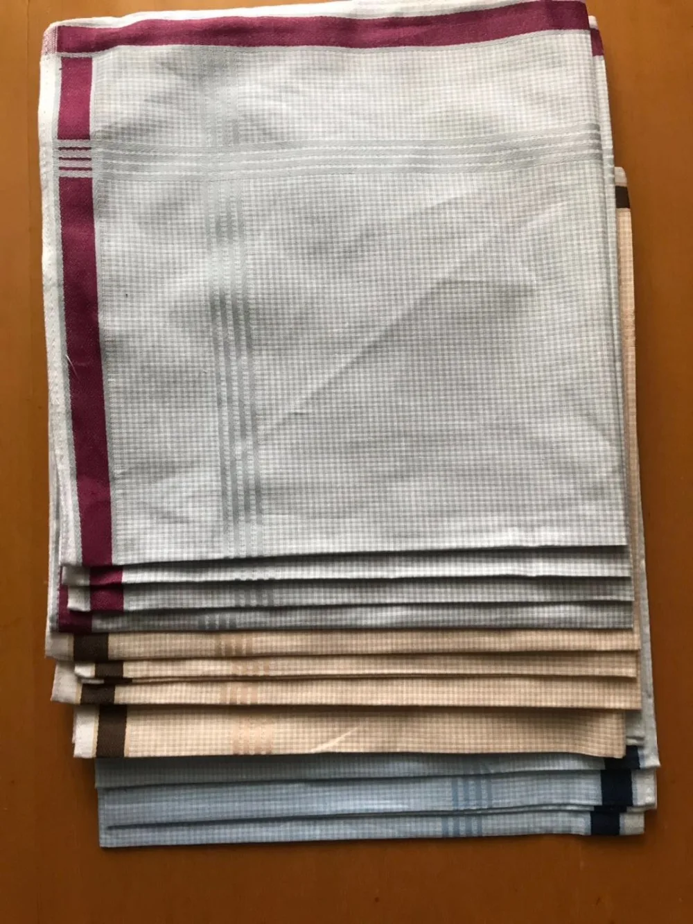 Мужской Клетчатый Карманный платок Hanky из 100% хлопка 12 шт. в упаковке разные цвета