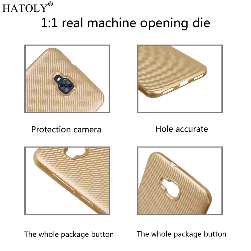 Чехол HATOLY Capa для Asus ZenFone 4 Selfie ZD553K мягкий прочный чехол из ТПУ Lite ZB 553K |