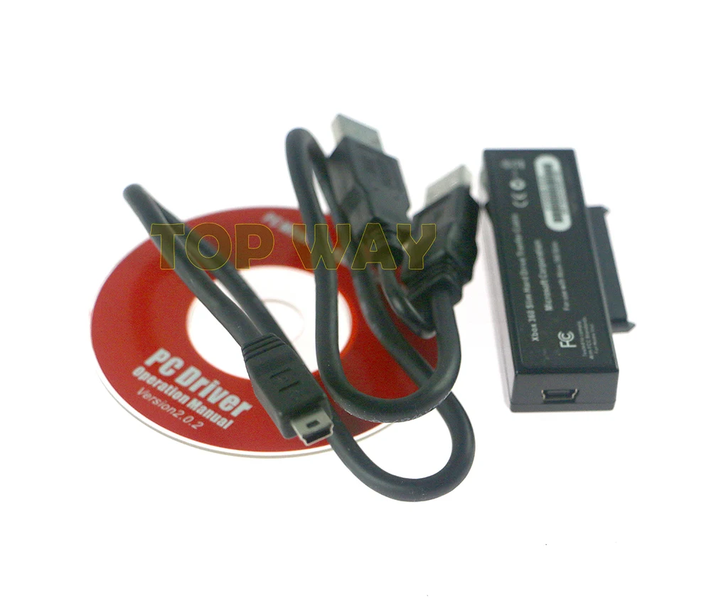Чёрный тонкий USB-кабель chengdianwan для Xbox360 жесткий диск передача данных