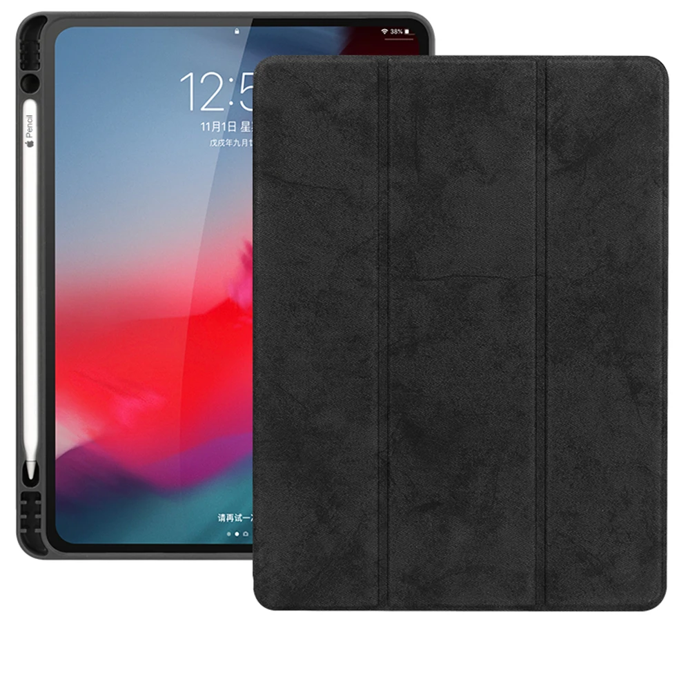Чехол Kemile для iPad Pro 11 с держателем-карандашом и функцией автоматического