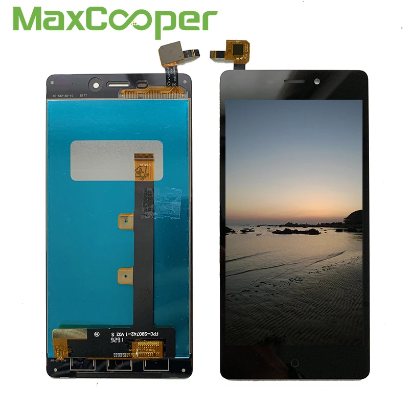 Высокое качество 5 &quotдля ZTE Blade V580 ЖК дисплей и кодирующий преобразователь