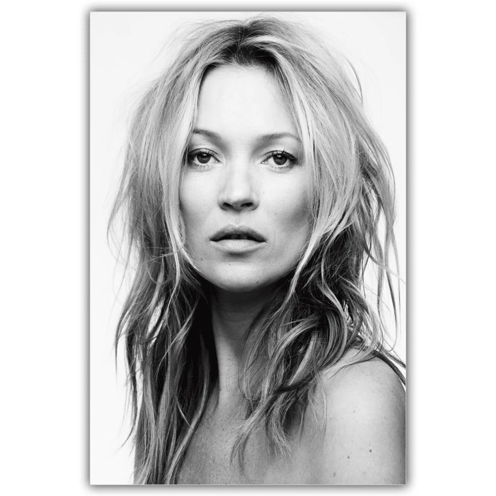 6 Kate Moss английский Vogue Сексуальная Супер Модель Холст плакат - Цвет: 6
