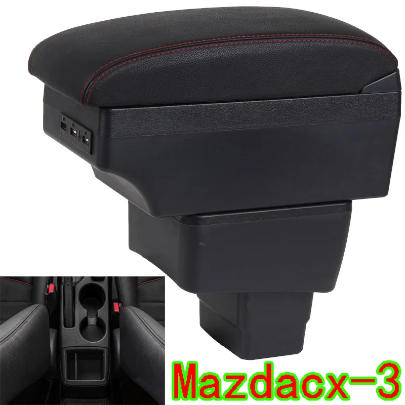 Для Mazda CX 3 подлокотник коробка экстремальные модели с USB mazda CX3 автомобильные