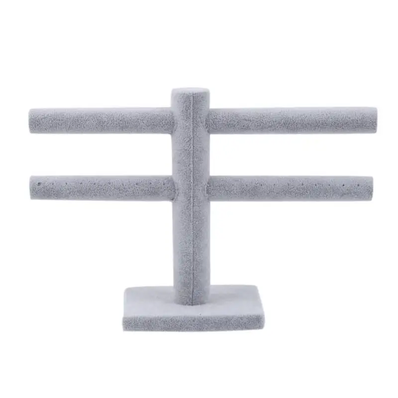 1 шт. двухслойный ювелирный дисплей подставка для ювелирных изделий держатель