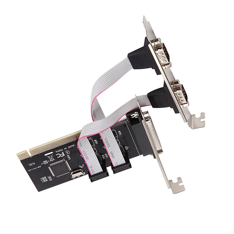 Новый PCI к 1 и 2 последовательная карта COM порт RS232PCI Плата расширения 9 контактный