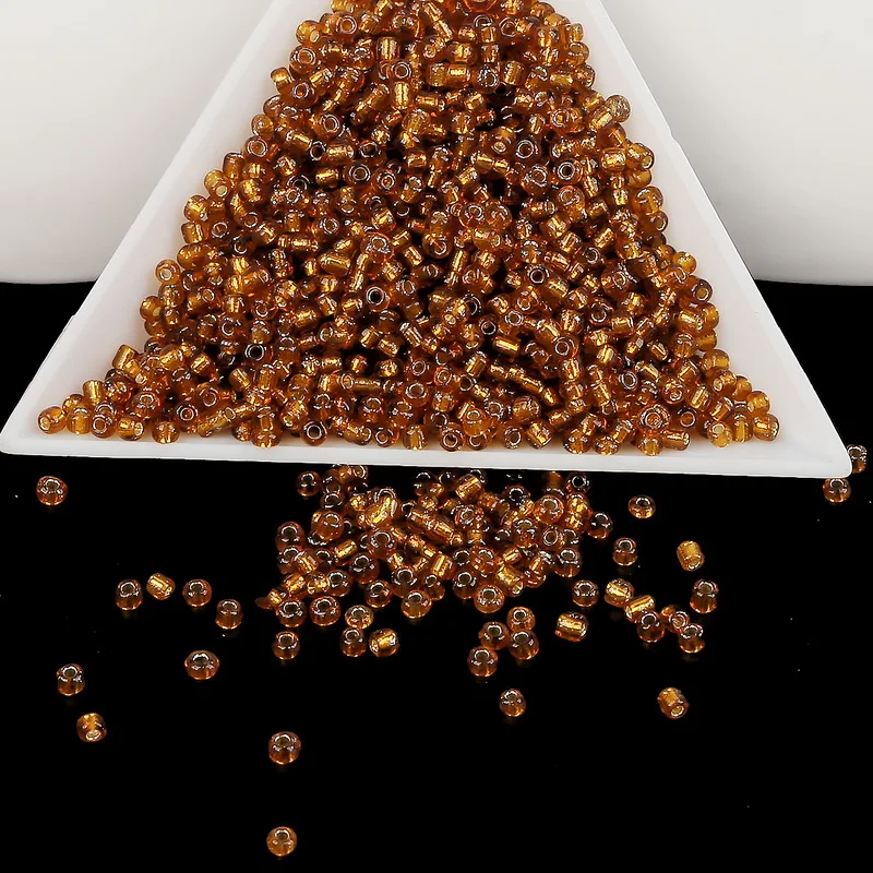 Стеклянные бусины-разделители из чешского стекла 2 мм/3 мм/4 мм 30 г/пакет для