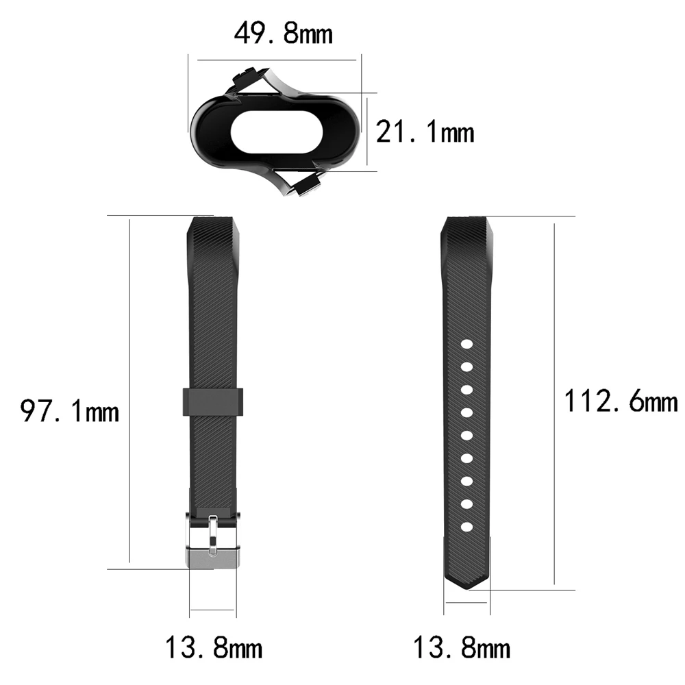Ремешок из нержавеющей стали для Xiaomi Mi Band 4 3|Смарт-аксессуары| |