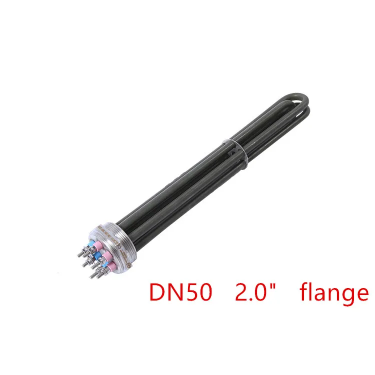 Isuotuo DN50 погружной нагревательный элемент, 220 V/380 V 3U зеленый Электрический трубчатый нагреватель, нержавеющая сталь " бойлер водонагреватель