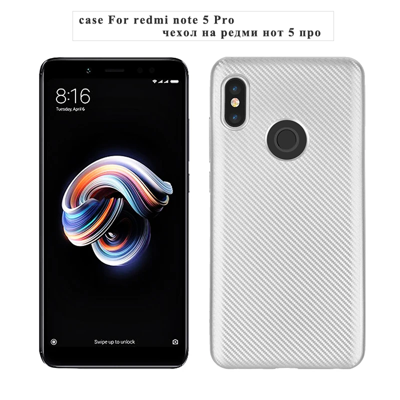 углеродные волокна узор силиконовый чехол на xiomi xiaomi redmi note 5 pro чехлы мягкий