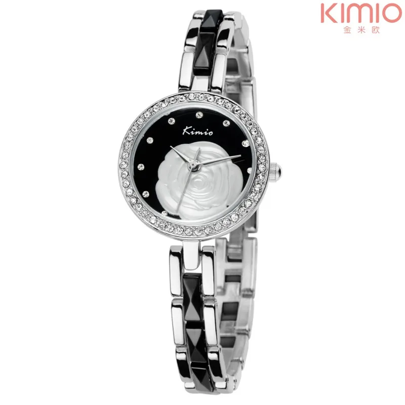 Роскошные часы KIMIO 2018 с низким вырезом свадебные золотые для отдыха женские weiuhr