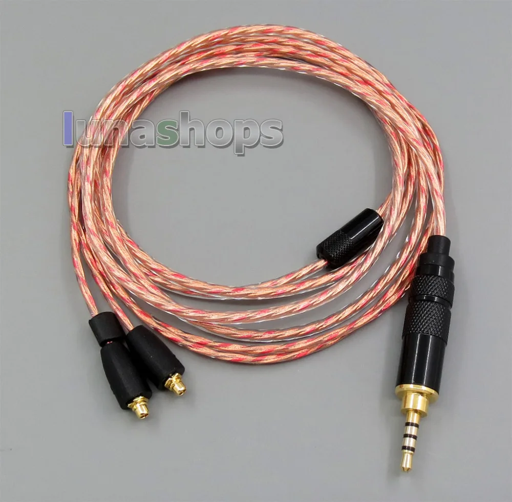 

LN005368 2.5mm TRRS Balanced Soft OFC Shielding Earphone Cable For Shure se215 se315 se425 se535 Se846 AK100ii ak120 ak380