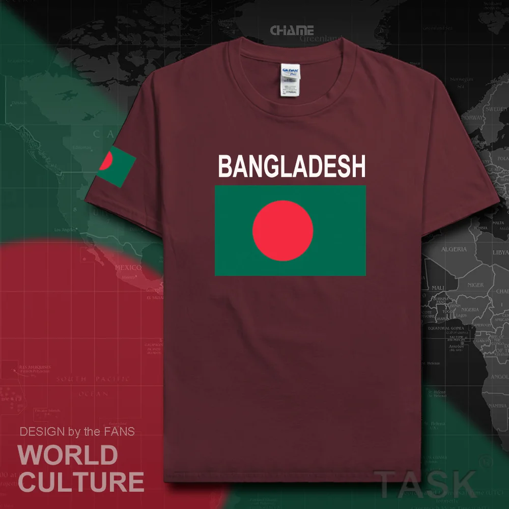 Bangladesh мужские футболки 2017 трикотажная футболка сборной страны хлопковая одежда