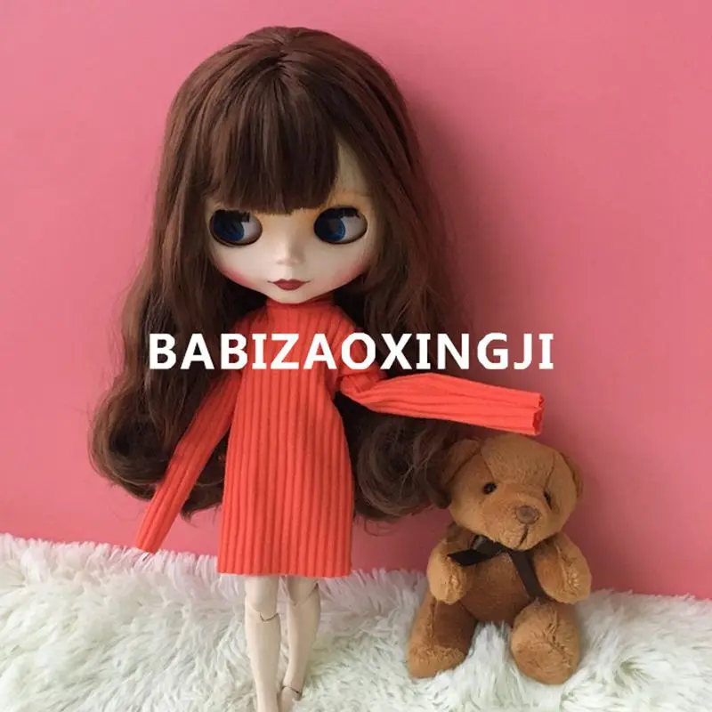 Красочная Одежда для куклы Blyth свитер 1/6 кукол аксессуары (подходит Barbies Kurhn bjd azone fr