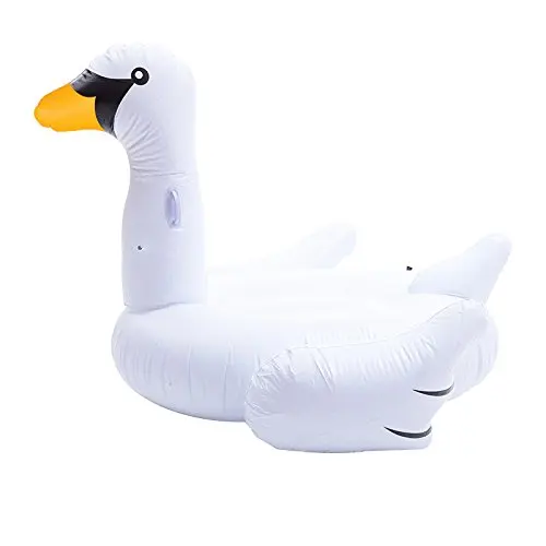 Inflatable Swan Горячая Распродажа плавательный матрац гигантский надувной Лебедь бассейн плавать - Цвет: Inflatable Swan