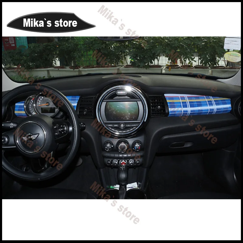 Новинка наклейки ABS для Mini Cooper F56 стайлинга автомобиля приборная панель