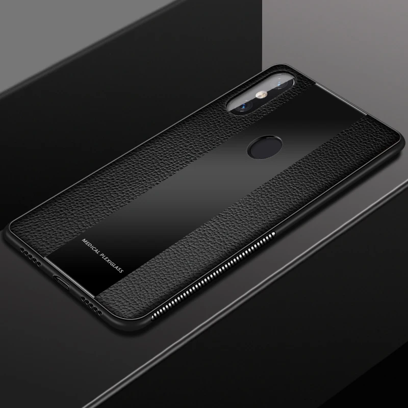 black OnePlus 6 T чехол 1+ 6 T Чехол ударопрочный плексиглас мягкий полиуретановый край кожаный роскошный чехол для One Plus 6 T 6 - Цвет: black
