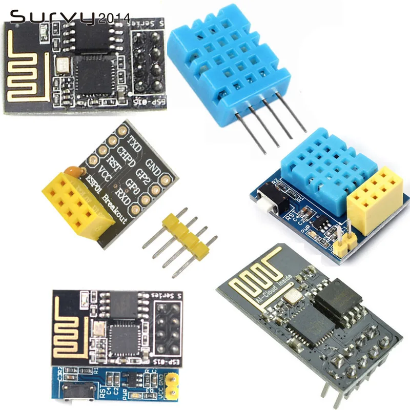ESP8266 ESP 01 01S DHT11 Температура влажности Сенсор модуль esp8266 Wi Fi NodeMCU умный дом
