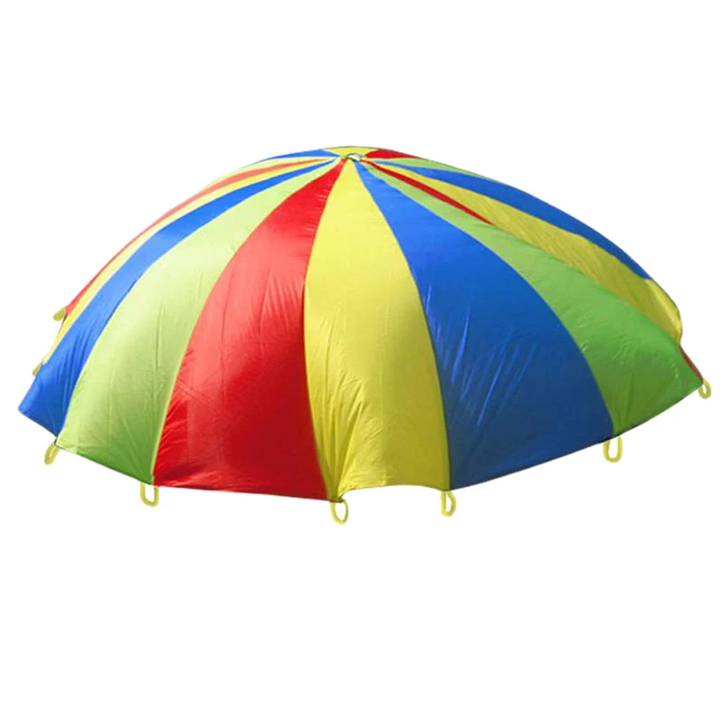 

3M Outing Interactive Toy Kids Rainbow Umbrella Outdoor Sports Kindergarten Toys Parent-Child Activities Pull Parachute