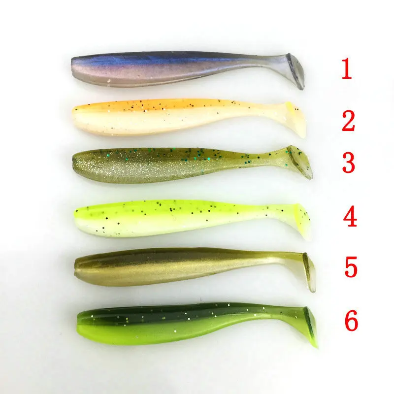 12 шт. приманка искусственная для дороги поддельная двухцветный хвост поворотная