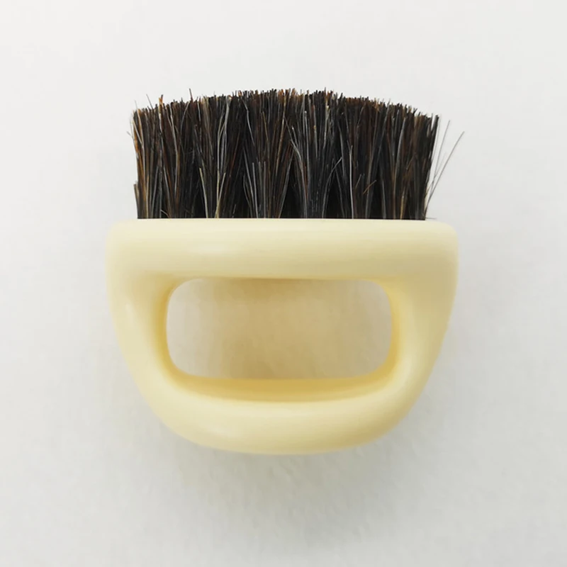 Черная ABS пластиковая щетиная щетка для бритья бороды парикмахера brosse barbe cepillo barba