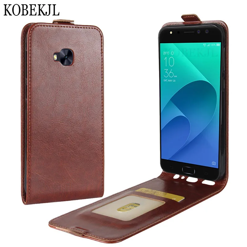 Для Asus ZenFone 4 Selfie Pro ZD552KL Чехол Крышка Flip PU кожа Телефон ZD552 KL ZD 552 552KL Z01MD Z01MDA на.
