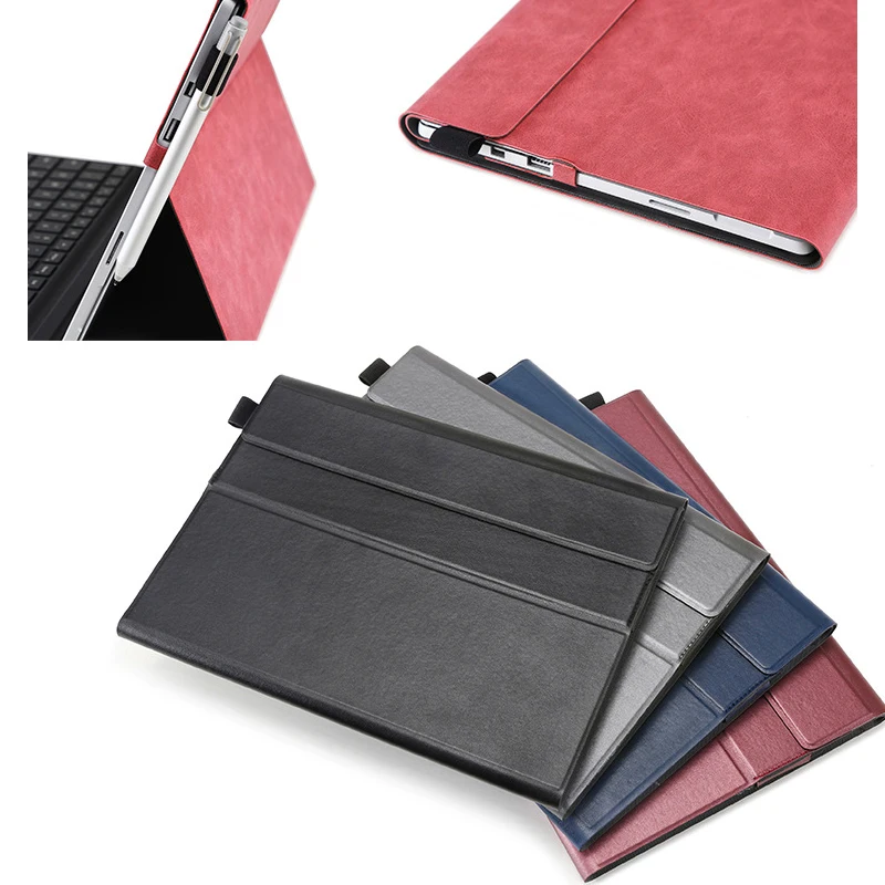 Чехол книжка для Microsoft Surface Pro 3 многоугольный чехол подставка Водонепроницаемый
