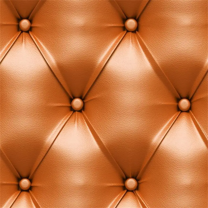 3D винтажные кожаные текстурированные обои ПВХ Фреска реалистичный вид