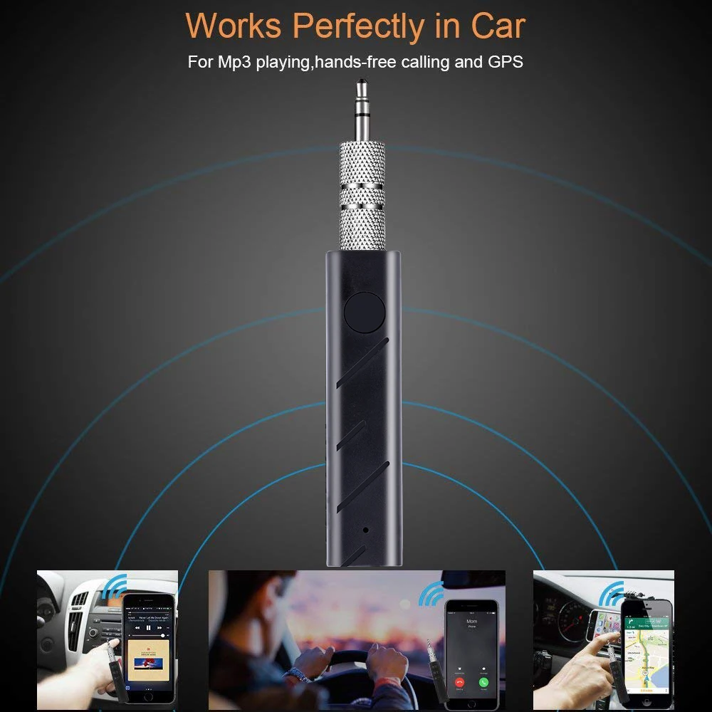 DISOUR Mini 3 5 мм разъем AUX Bluetooth автомобильный комплект портативный Handsfree музыка Авто