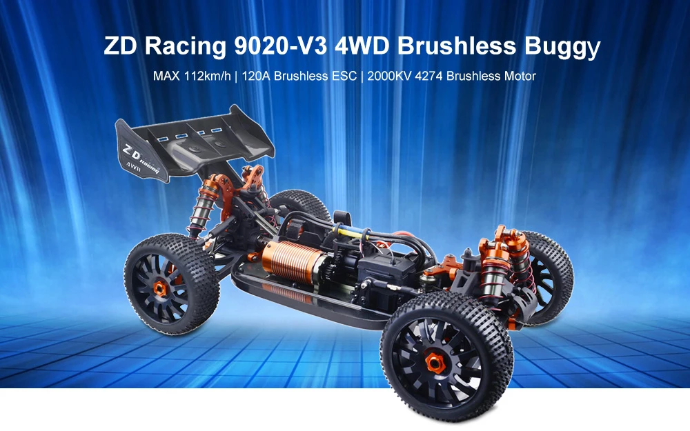 Гоночный автомобиль 4WD высокая скорость 112 км/ч Багги 120A ESC 4274 бесщеточный двигатель без батареи против Hobao Traxxas DIY игрушки для детей игрушки