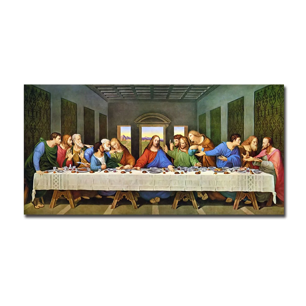 

The Last Supper Art Wall Art Paint Wall Decor Canvas Prints Canvas Art Poster Oil Paintings No Frame