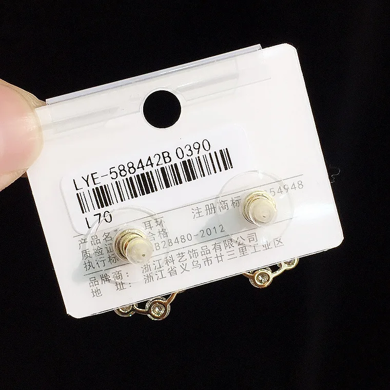 ЦИРКОНИЕВЫЕ серьги в виде цветка 925 Серебряный столб гипоаллергенный fadeless Сплав