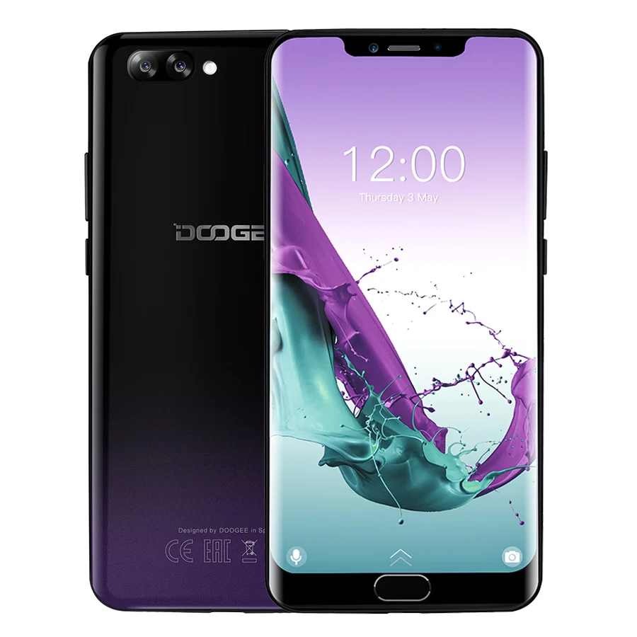 DOOGEE Y7 Plus смартфон на Android 8 1 процессор MTK6757 восемь ядер экран 6 18 дюйма ГБ + 64