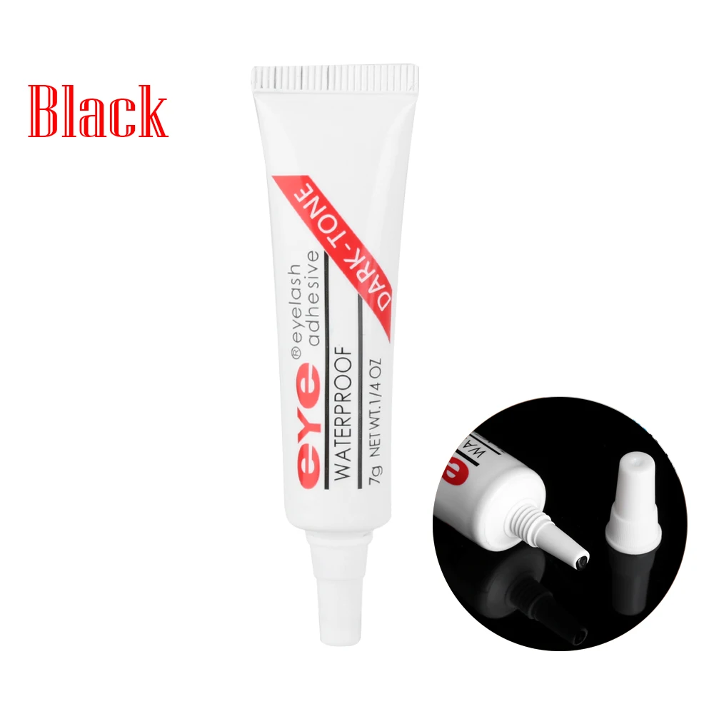 1Pcs Eyelash Glue Extension Agent Anti-Sensitive Hypoallergenic Cosmetics Mink Eyelashes Makeup Tool White and Black 7g |