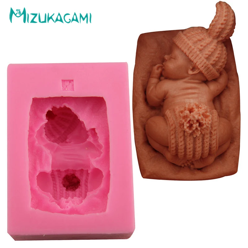 3D Мыло для маленьких мальчиков DIY шоколадная силиконовая форма торта помадка