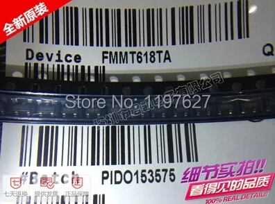 

FREE SHIPPING FMMT618TA FMMT618 SOT-23 ORIGINAL 20PCS/LOT IC