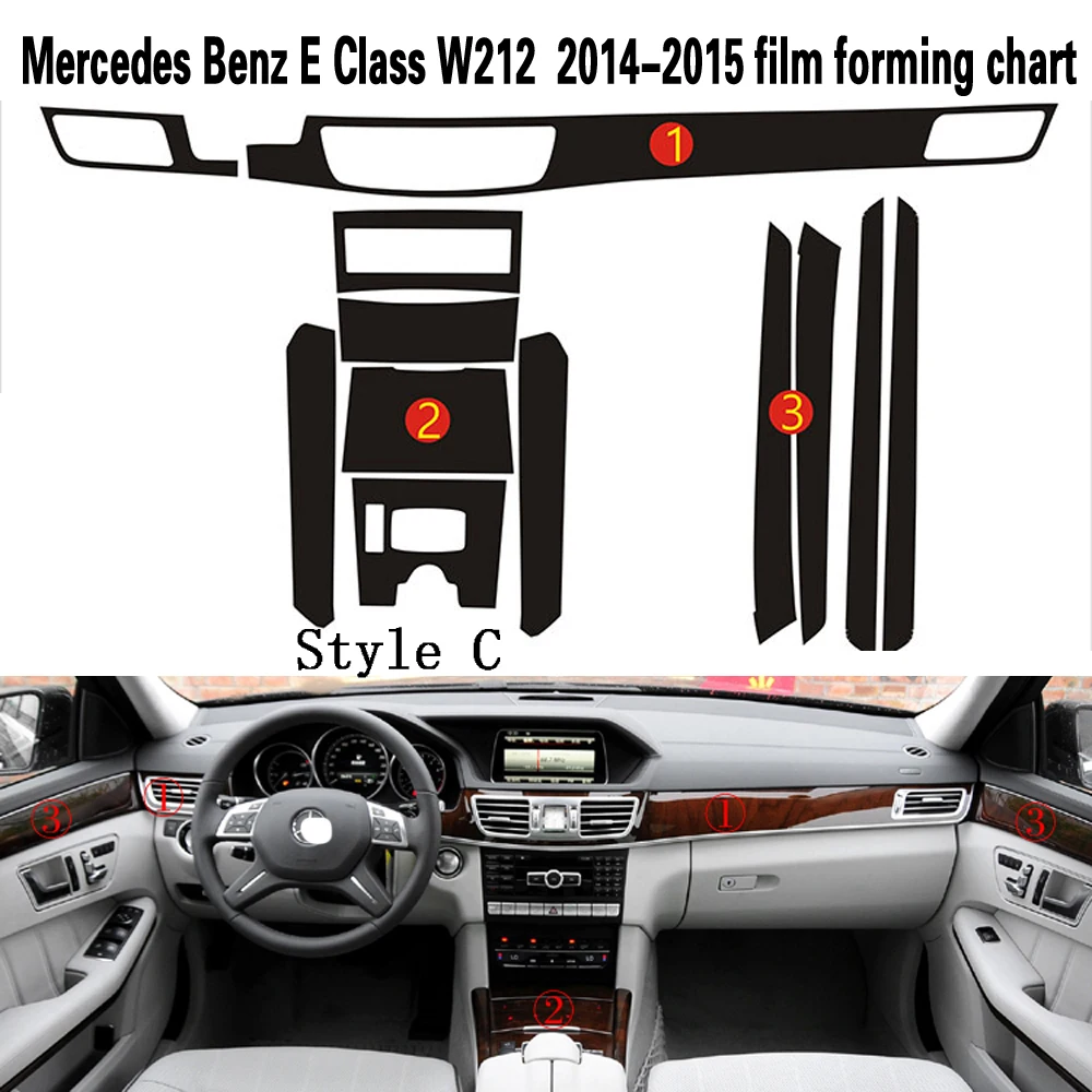 Для Mercedes E Class W212 интерьерная Центральная панель управления дверная ручка 5D
