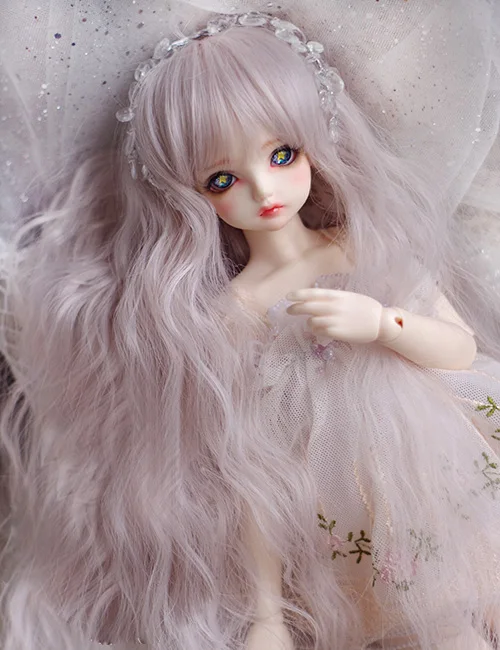 Парики для кукол BJD серебристые розовые разноцветные с зубцами 1/3 1/4 1/6 1/8 DD Кукла sd