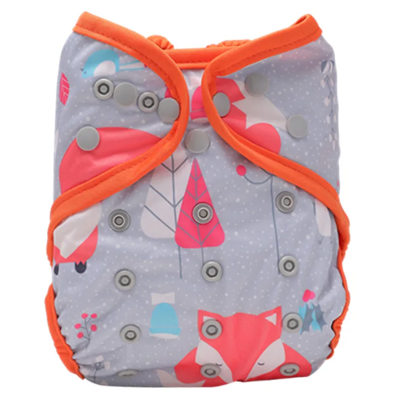[Simfamily] 1 шт. многоразовые подгузники simfamily, двойные вставки, цветные двухрядные, для детей 3-15 кг, 3-36 месяцев - Цвет: NO9