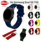 Ремешок силиконовый для Samsung Galaxy Watch Active 2 4044 мм, спортивный умный Браслет для Samsung Gear S2 Classic 732, 20 мм