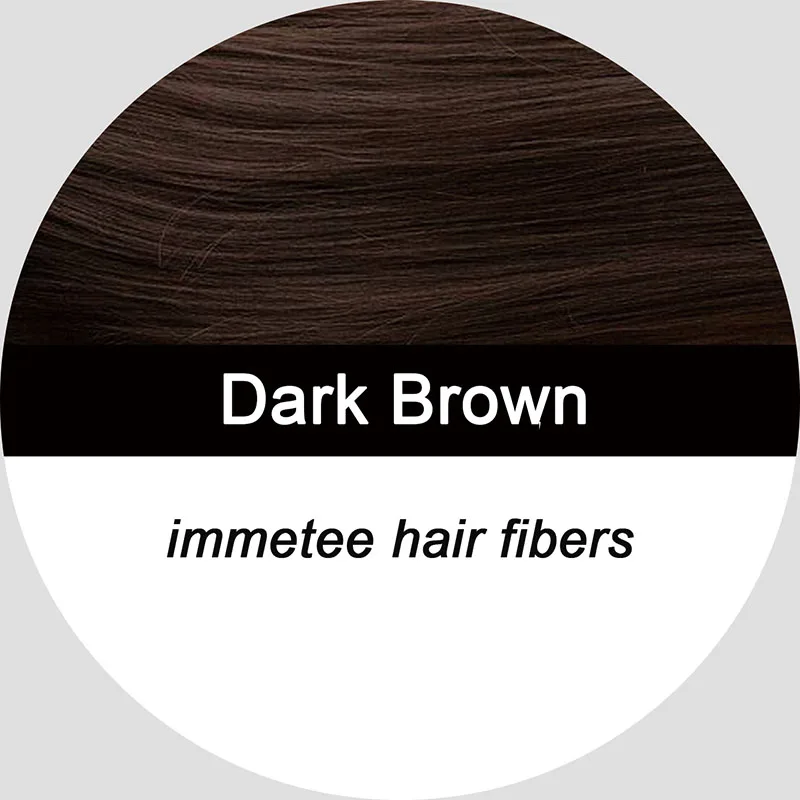 dark brown 100 г сумка для заправки волос, моментально увеличивающая рост, волоконное протеиновое средство для восстановления волос, лечение выпадения волос и ЛЫСЫХ пластырей, 9 цветов - Цвет: dark brown