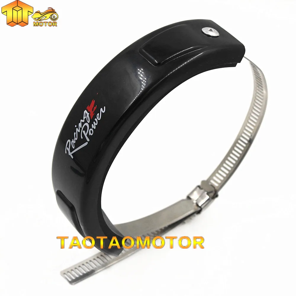 Черные аксессуары для мотоциклов выхлопная защита может покрыть CB CRB YZF TTR KTM EXC R6 ZX