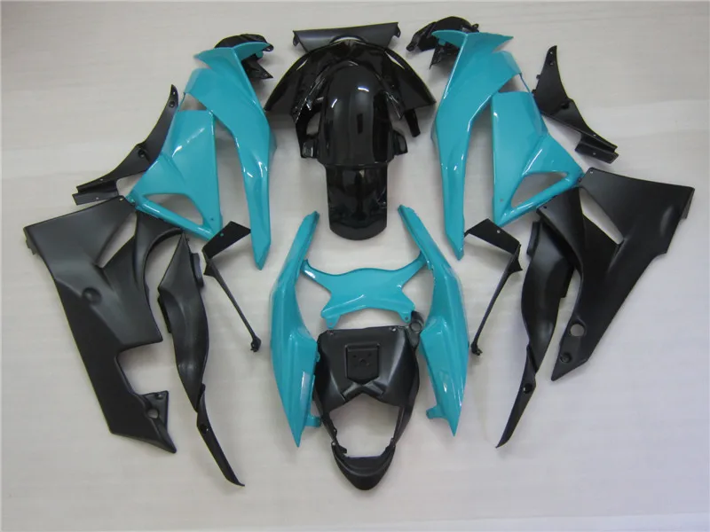 Высокое качество ABS наборы обтекателей для Kawasaki ZX 6R 2009-2012 NINJA zx6r 09 10 11 12 синие