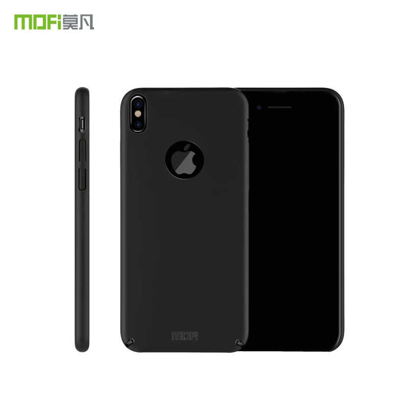 Оригинальный бренд Mofi для apple iphone x силиконовый чехол Жесткий Чехол ПК задняя